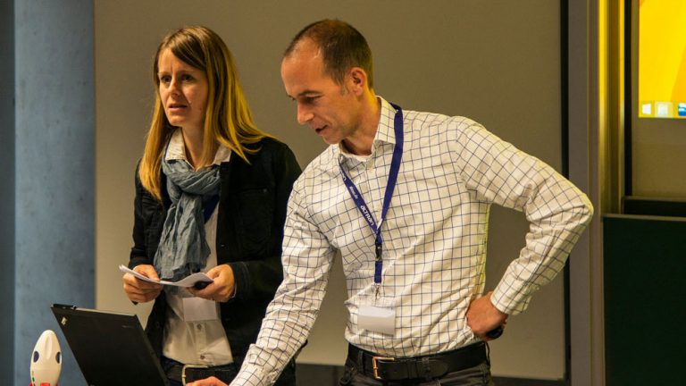 Frau Richter und Herr Weinberger beim WUD 2016