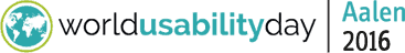 Logo World Usability Day Aalen 2016